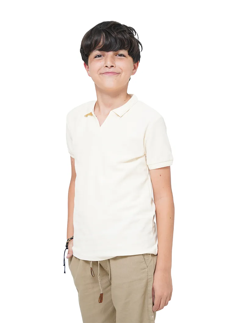 POLO en piqué de coton